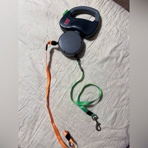 Double Dog Leash - Retractable